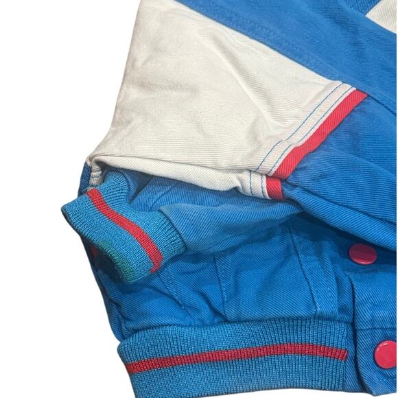 HTF Vintage 90s Thomas the Tank Engine Jacket 4T Patches Bomber Doe Spun Company - Picture 13 of 16